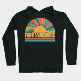 Graphic Lauderdale Proud Name Distressed Birthday Retro Style Hoodie